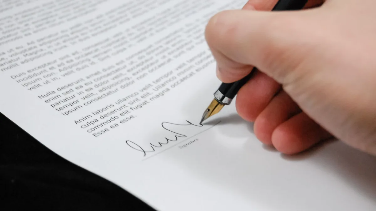 Firma de un documento